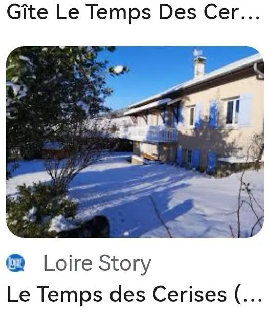 Le Temps Des Cerises Villa Saint-Georges-en-Couzan